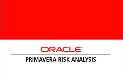 Primavera Risk Analysis 使用教程 1-1