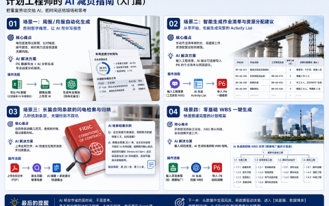 别再手动拉甘特图了：计划工程师的 AI 减负指南（入门篇）